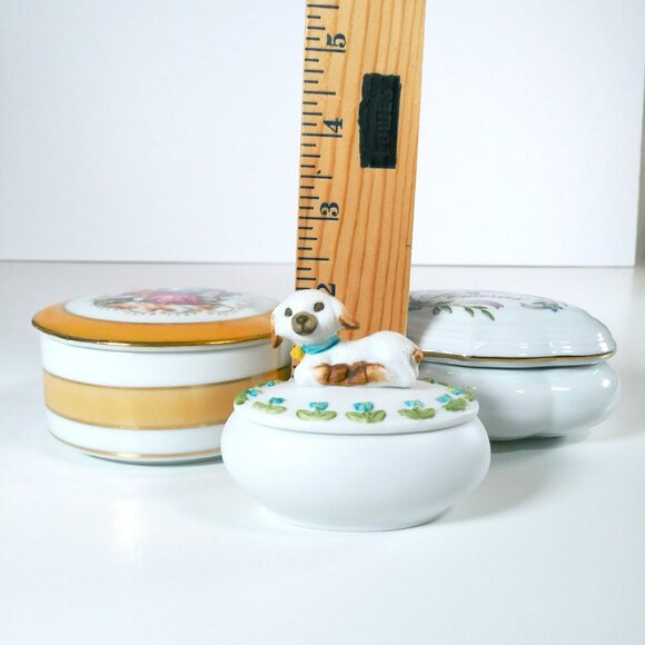 Jewelry/Trinket Holders Vintage Malcomb Lamb Colonial Picture Musical Avon Lot 3 - Picture 3 of 10